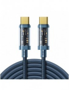 Joyroom-kabel USB Type-C - USB Type-C 100W 2m blå (S-CC100A20)