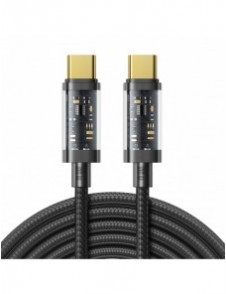 Joyroom-kabel USB Type-C - USB Type-C 100W kabel 2m svart (S-CC100A20)