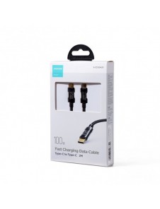 Joyroom-kabel USB Type-C - USB Type-C 100W kabel 2m svart (S-CC100A20)