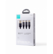 Joyroom 3in1 USB-kabel - USB Typ C / Lightning / micro USB 3,5 A 1,2 m svart (S-1T3015A5)