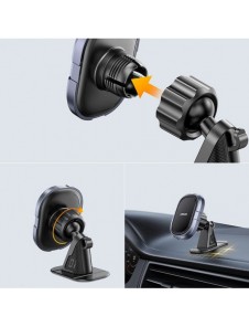 Joyroom magnetisk telefonhållare för instrumentbräda grå (JR-ZS311)