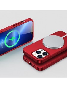 Joyroom 360 Full Case fram och bak skal till iPhone 13 Pro + skärmskydd i härdat glas rött (JR-BP935 röd)