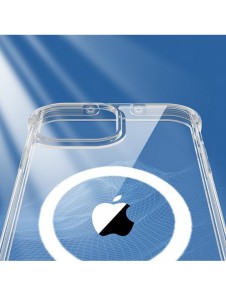 Joyroom Defender magnetiskt fodral för iPhone 13 Pro robust hölje med krokar kickstand transparent (MagSafe-kompatibel)