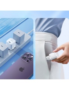 Miniladdare USB C 20W PD Joyroom JR-TCF02 - Vit