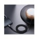 Joyroom AUX stereoljudkabel 3,5 mm minijack - Lightning för iPhone iPad 1 m svart (SY-A02)