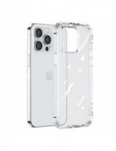 Joyroom Defender Series Fodral Skal för iPhone 14 Plus Armored Hook Cover Stand Clear (JR-14H3)
