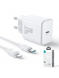 20W USB C PD-laddare med USB C-kabel - Lightning Joyroom JR-TCF06