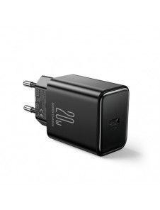 USB C-laddare 20W PD Joyroom JR-TCF06 med USB C-kabel - Lightning - svart