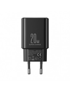 USB C-laddare 20W PD Joyroom JR-TCF06 med USB C-kabel - Lightning - svart