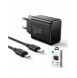 USB C-laddare 20W PD Joyroom JR-TCF06 med USB C-kabel - Lightning - svart