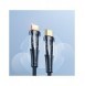 Joyroom snabbladdningskabel med smart switch USB-C - Lightning 20W 1,2m svart (S-CL020A3)