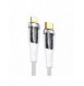 Joyroom snabbladdningskabel med smart switch USB-C - Lightning 20W 1,2m vit (S-CL020A3)