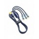Joyroom 3in1 USB-kabel - USB Typ C / Lightning / micro USB 3,5 A 1,2 m blå (S-1T3015A5)