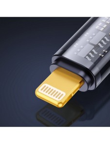 Joyroom 3in1 USB-kabel - USB Typ C / Lightning / micro USB 3,5 A 1,2 m blå (S-1T3015A5)