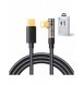 Joyroom Angled Lightning-kabel - USB C för snabb laddning och dataöverföring 20W 1,2 m svart (S-CL020A6)