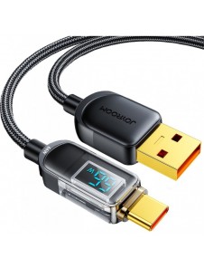 Joyroom USB-kabel - USB C 66W för snabbladdning och dataöverföring 1,2 m svart (S-AC066A4)