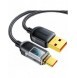 Joyroom USB-kabel - USB C 66W för snabbladdning och dataöverföring 1,2 m svart (S-AC066A4)