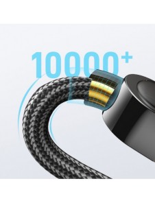 Joyroom USB-kabel - USB C 66W för snabbladdning och dataöverföring 1,2 m svart (S-AC066A4)