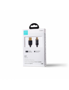 Joyroom USB-kabel - USB C 66W för snabbladdning och dataöverföring 1,2 m svart (S-AC066A4)