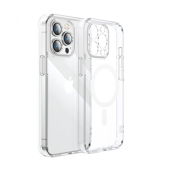 Joyroom 14D magnetfodral Magnetfodral för iPhone 14 Plus Kompatibel med MagSafe transparent (JR-14D7)