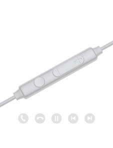 Joyroom In-Ear USB Typ C hörlurar med fjärrkontroll och mikrofon svart (JR-EC03 svart)