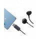 Joyroom In-Ear USB Typ C hörlurar med fjärrkontroll och mikrofon svart (JR-EC03 svart)