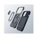 Joyroom Dual Hinge fodral för iPhone 14 Pro pansarfodral med stativ och en ringhållare svart
