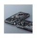 Joyroom Dual Hinge fodral för iPhone 14 Pro pansarfodral med stativ och en ringhållare svart