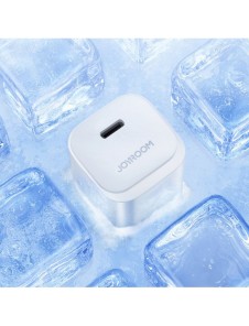 Mini USB C Laddare 20W PD med USB C-kabel - Lightning Joyroom JR-TCF02 - Vit