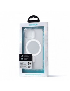 Joyroom Magnetic Defender Magnetic Case för iPhone 14 Pro Max Pansarskal med krokar Stativ Klar (MagSafe-kompatibel)