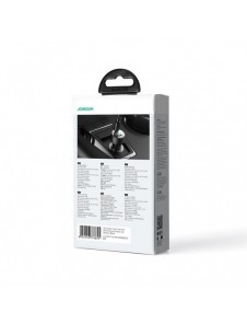 Billaddare med voltmeter 53W (USB C, USB) Joyroom JR-CCD01 svart
