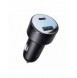 Billaddare med voltmeter 53W (USB C, USB) Joyroom JR-CCD01 svart