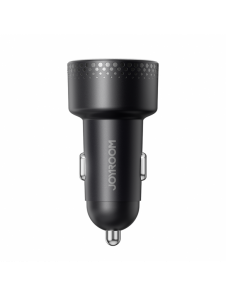 Billaddare med voltmeter 53W (USB C, USB) Joyroom JR-CCD01 svart