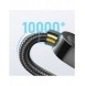 Joyroom USB C - USB C 100W kabel för snabb laddning och dataöverföring 1,2 m svart (S-CC100A4)