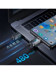 Joyroom USB C - USB C 100W kabel för snabb laddning och dataöverföring 1,2 m svart (S-CC100A4)