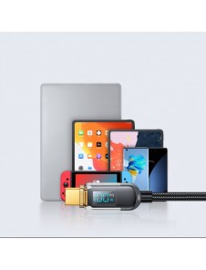 Joyroom USB C - USB C 100W kabel för snabb laddning och dataöverföring 1,2 m svart (S-CC100A4)