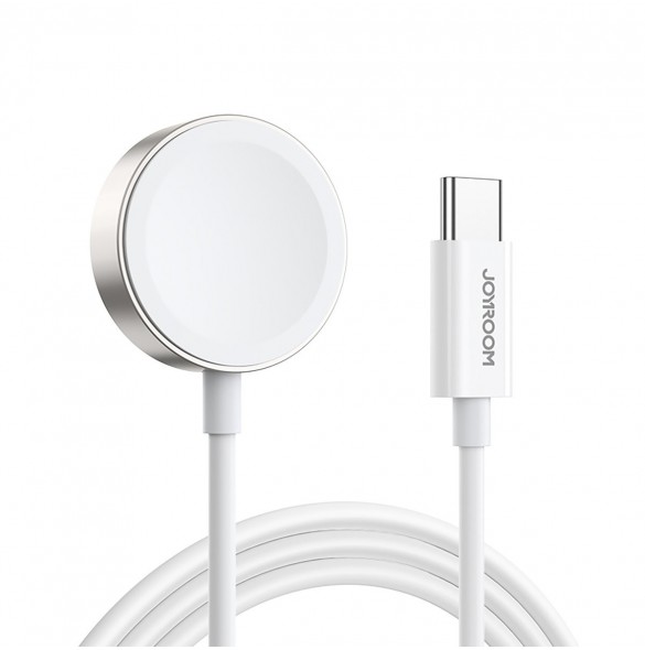 Joyroom-kabel med induktionsladdare för Apple Watch 1,2m vit (S-IW004)