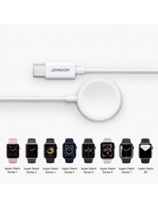 Joyroom-kabel med induktionsladdare för Apple Watch 1,2m vit (S-IW004)