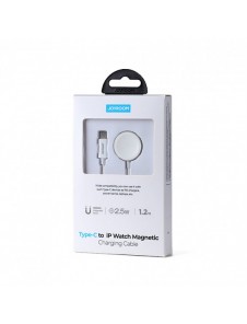 Joyroom-kabel med induktionsladdare för Apple Watch 1,2m vit (S-IW004)