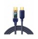 Joyroom USB C - USB C 100W kabel för snabb laddning och dataöverföring 1,2 m blå (S-CC100A4)