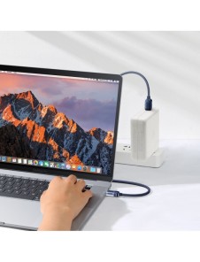 Joyroom USB C - USB C 100W kabel för snabb laddning och dataöverföring 1,2 m blå (S-CC100A4)