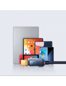 Joyroom USB C - USB C 100W kabel för snabb laddning och dataöverföring 1,2 m blå (S-CC100A4)
