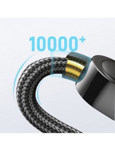 Joyroom USB C - Lightning 20W-kabel med laddningsströmdisplay 1,2 m svart (S-CL020A4)
