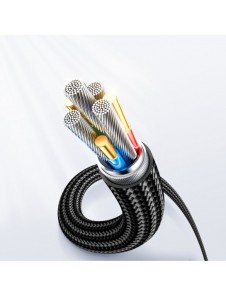 Joyroom USB C - Lightning 20W-kabel med laddningsströmdisplay 1,2 m svart (S-CL020A4)