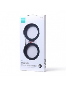 Joyroom Set med magnetiska monteringsringar för smartphone / surfplatta 2 st Svart (JR-Mag-M1)