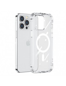Joyroom Magnetic Defender Magnetic Case för iPhone 14 Plus Pansarfodral med krokar Stativ Klar (MagSafe-kompatibel)
