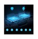 Billaddare 2x USB C 70W med LED display Joyroom JR-CCD02 - svart