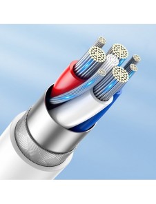 Joyroom-kabel MFi USB Typ C - Lightning 27W PD 1,2m vit (S-M430)