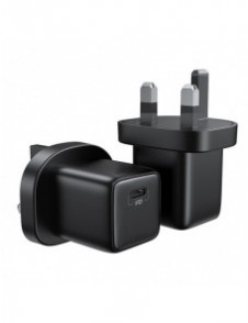 Joyroom liten snabbladdare USB Typ C PD 25W UK-kontakt svart (L-P251)