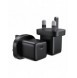 Joyroom liten snabbladdare USB Typ C PD 25W UK-kontakt svart (L-P251)